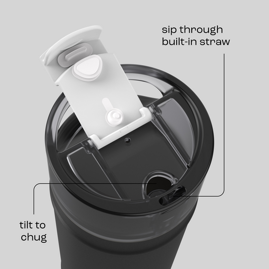 bubba 32 oz DualSip Insulated Stainless Steel Water Bottle - Office Siren - US 5277
