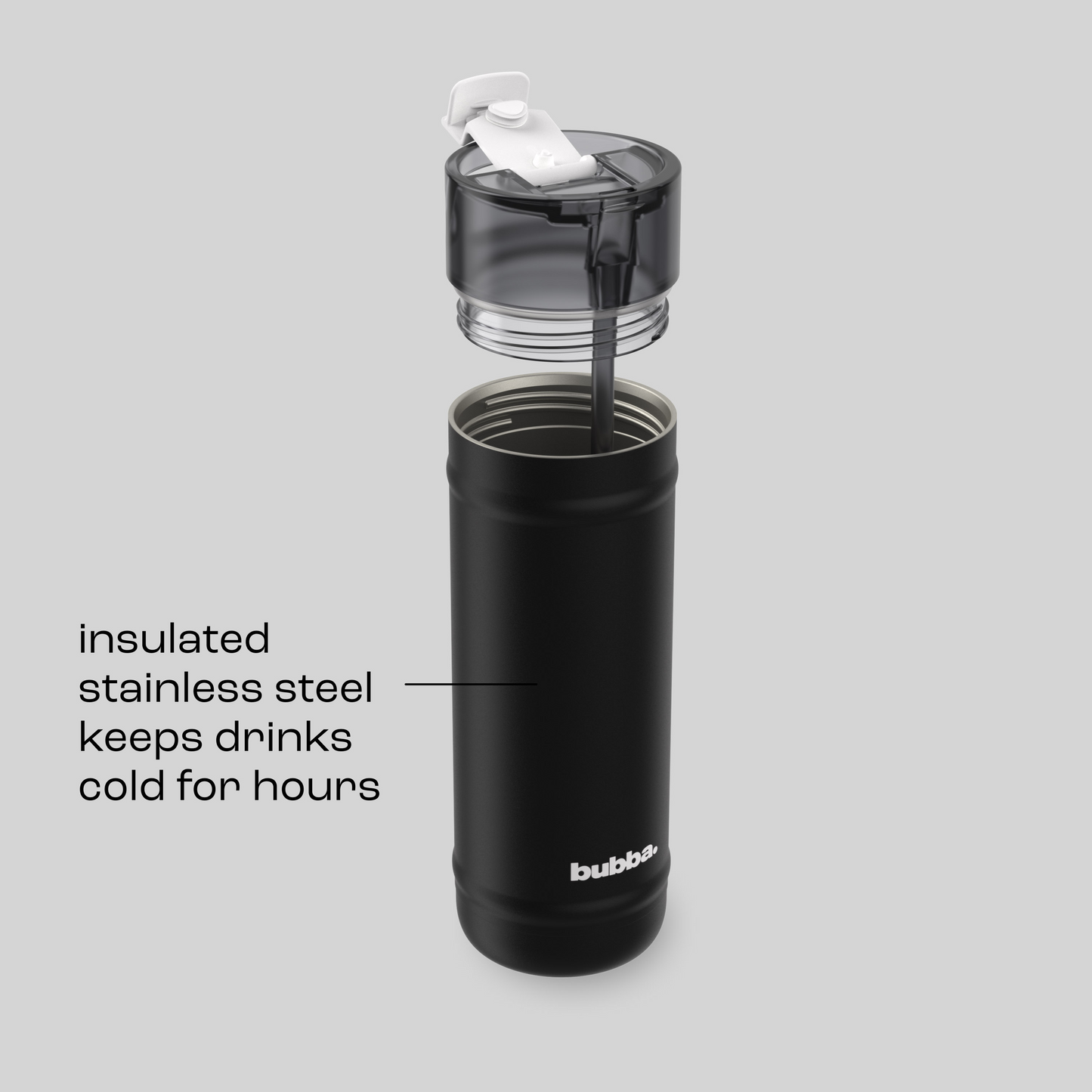 bubba 32 oz DualSip Insulated Stainless Steel Water Bottle - Office Siren - US 5277