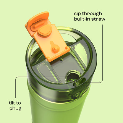 bubba 24 oz DualSip Insulated Stainless Steel Water Bottle - Glow Up - US 2109