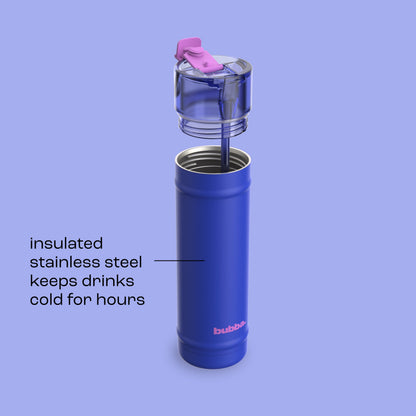 bubba 24 oz DualSip Insulated Stainless Steel Water Bottle - Ocean Energy - US 7610