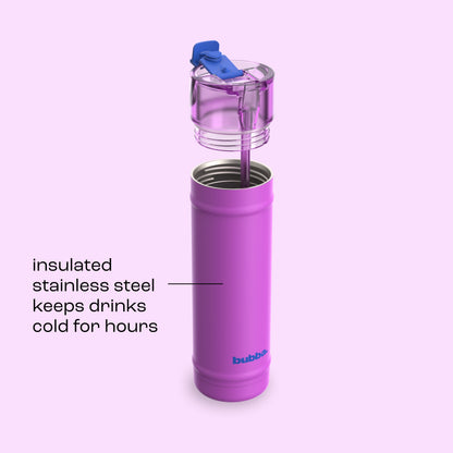 bubba 24 oz DualSip Insulated Stainless Steel Water Bottle - Mood Booster - US 3828