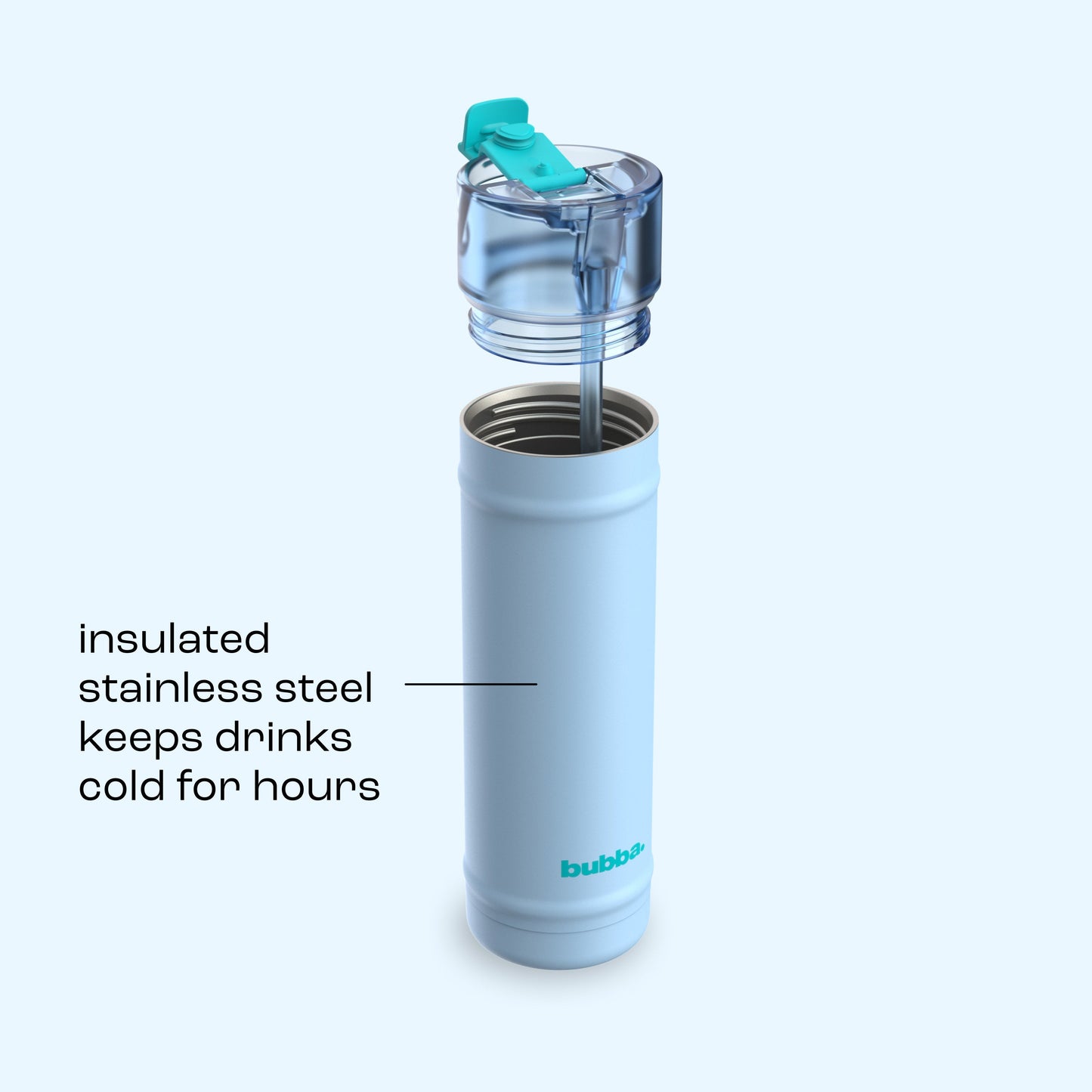 bubba 24 oz DualSip Insulated Stainless Steel Water Bottle - Daydreamin - US 6560