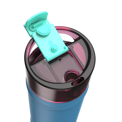 bubba 24 oz DualSip Insulated Stainless Steel Water Bottle - Blue Ribbon - US 6885