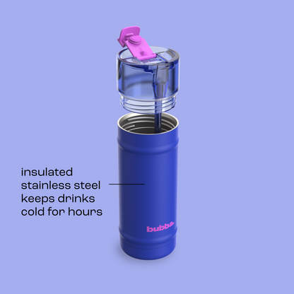 bubba 18 oz DualSip Insulated Stainless Steel Water Bottle - Ocean Energy - US 5410