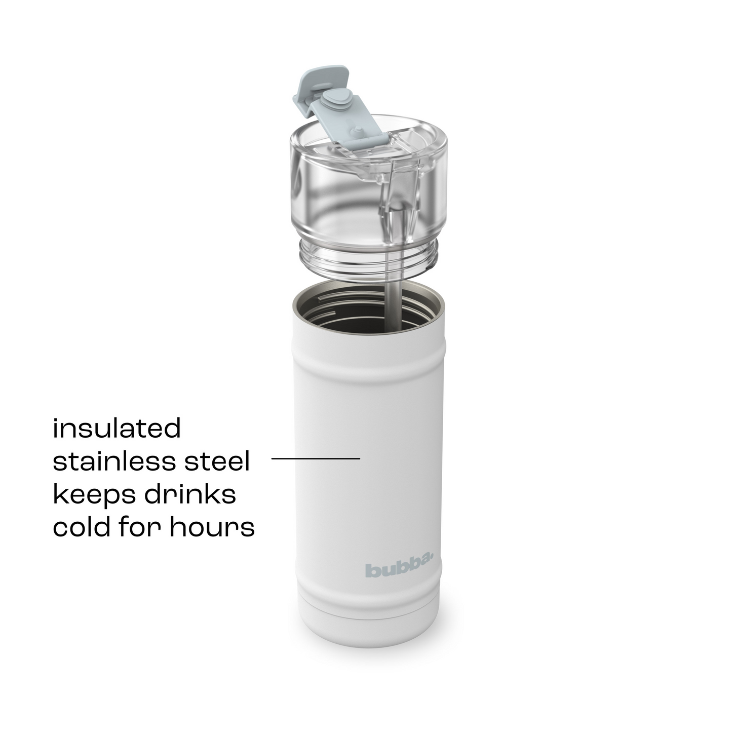 bubba 18 oz DualSip Insulated Stainless Steel Water Bottle - Fresh Kicks - US 8406