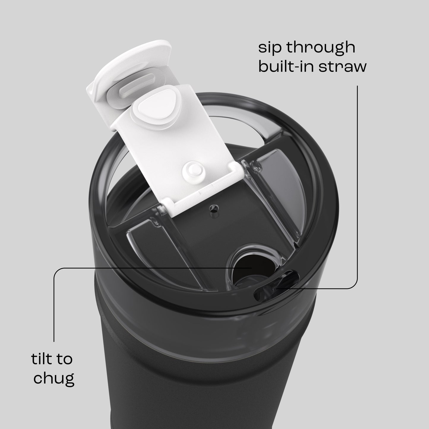 bubba 24 oz DualSip Insulated Stainless Steel Water Bottle - Office Siren - US 4548