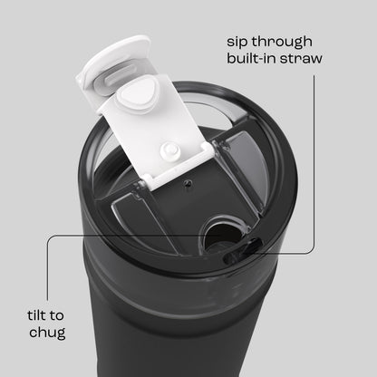 bubba 24 oz DualSip Insulated Stainless Steel Water Bottle - Office Siren - US 4548