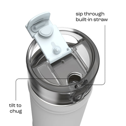 bubba 24 oz DualSip Insulated Stainless Steel Water Bottle - Fresh Kicks - US 8046
