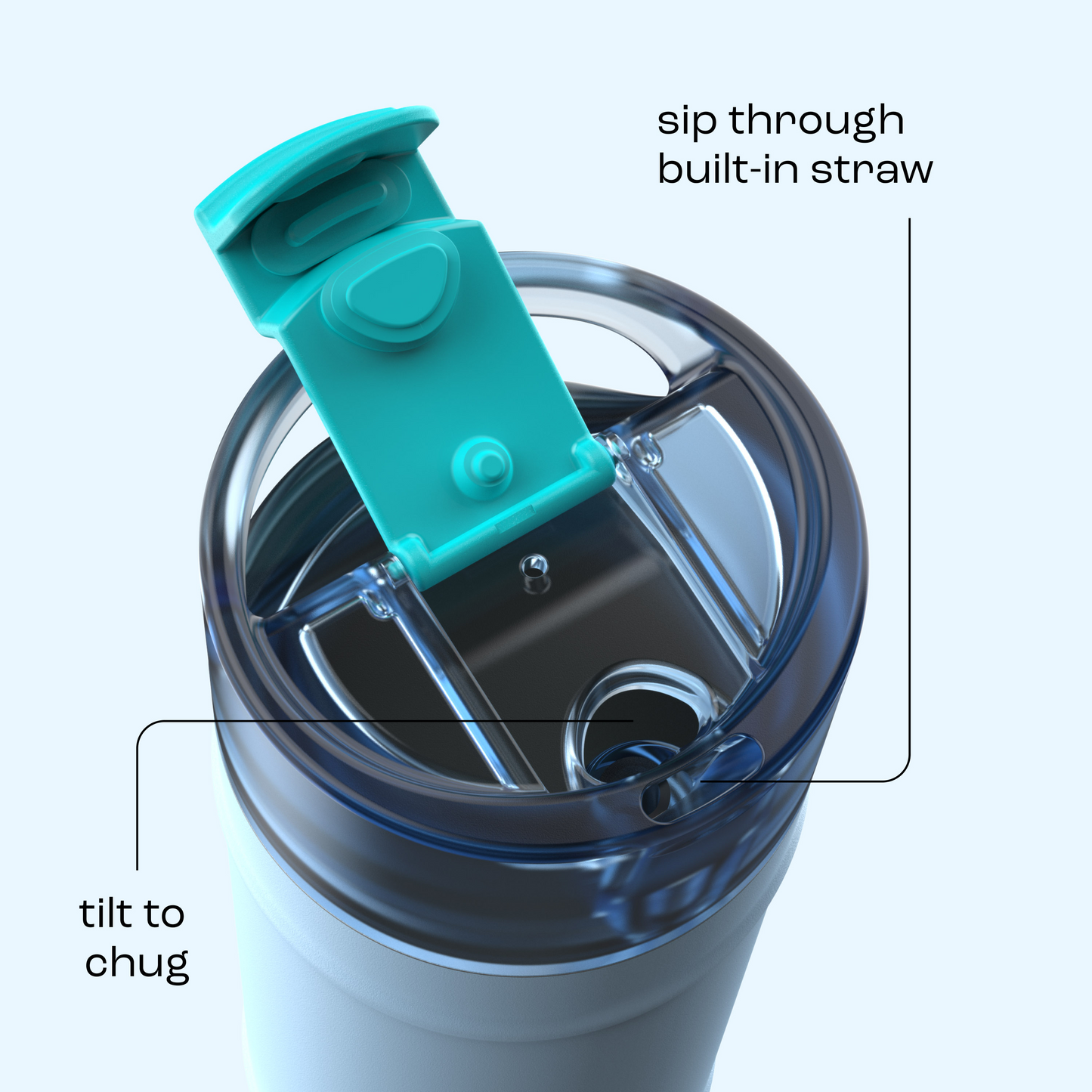 bubba 18 oz DualSip Insulated Stainless Steel Water Bottle - Daydreamin - US 6409
