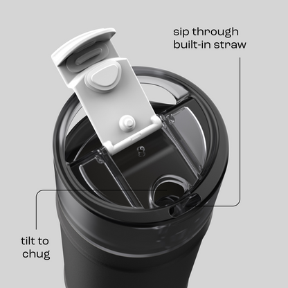 bubba 18 oz DualSip Insulated Stainless Steel Water Bottle -  Office Siren - US 8866